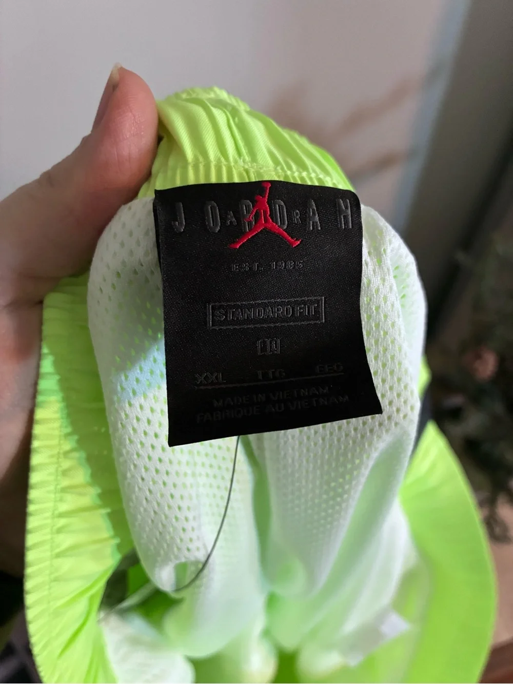 NWT Jordan Men's Shorts Jumpman Poolside Green Size XXL